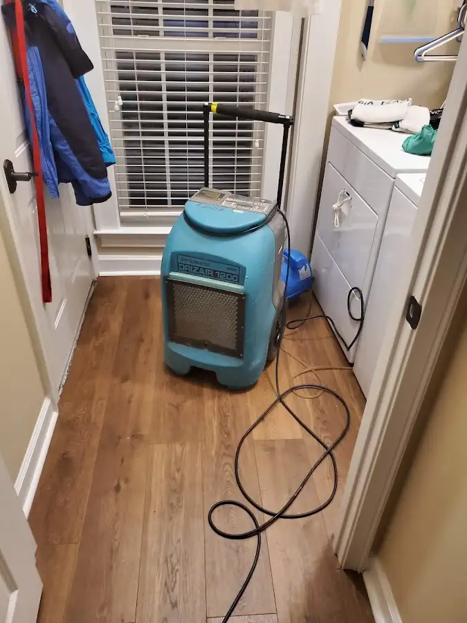 Commercial dehumidifier deployed for Flood Damage Cleanup in Mount Olive